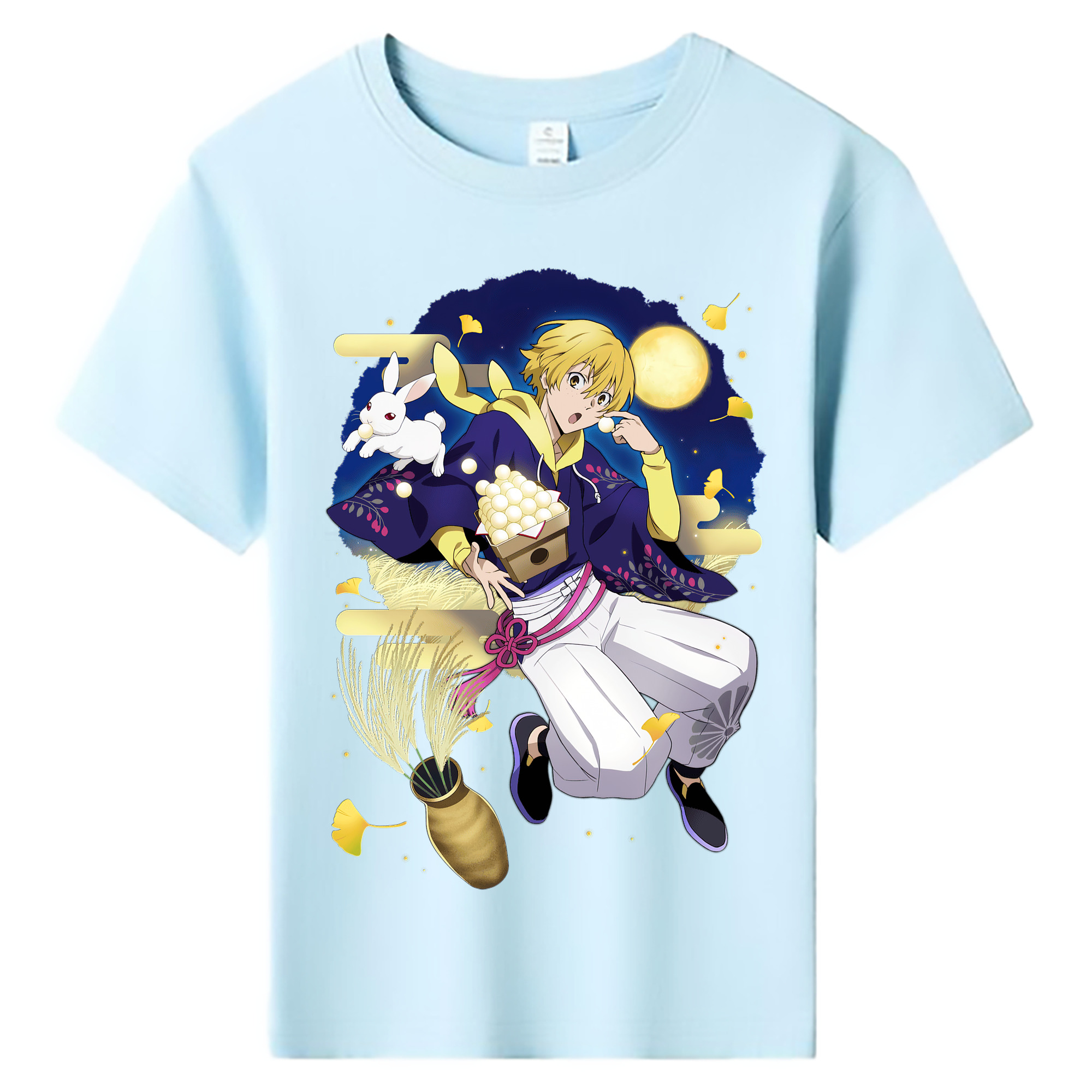 （画像用） 文豪ストレイドッグス Bungo Stray Dogs 綿100％キッズTシャツ（フロントプリント）